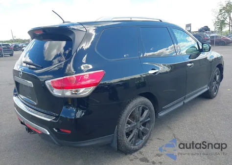 2014 Nissan Pathfinder Platinum из США, поврежденный, VIN 5N1AR2MM7EC601748